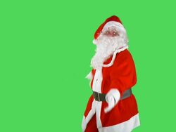 HD: Dancing Santa Claus Stock Footage