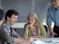 MS Creative business meeting /  New York City, New York, USA Stock Footage