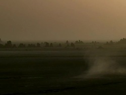 MS Twister in desert / Djibouti ( Abe Lake), Djibouti Stock Footage
