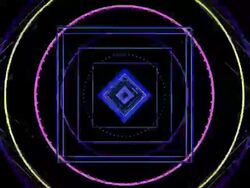 Motion Graphics Shape Fun!  Full HD w/ matte. Stock Footage