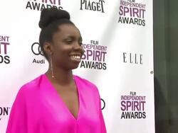Adepero Oduye at 2012 Film Independent Filmmaker Grant And Spirit Award Nominees Brunch on 1/14/2012 in West Hollywood, CA. (Footage by WireImage Video/Getty Images Entertainment Video) Stock Footage