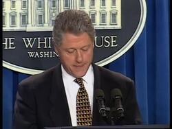 USA: BILL CLINTON TAKES STEPS TO PUNISH CUBA OVER PLANES INCIDENT News Clip