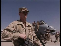 Airforce man who saved several lives in Pentagon visits Bagram News Clip