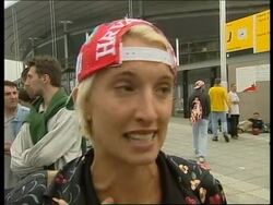 FRANCE: CROATIAN SOCCER FANS CLAIM POLICE SNAPPED UP TICKETS News Clip