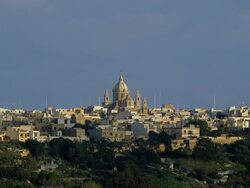 PARISH CHURCH AND VILLAGE Stock Footage