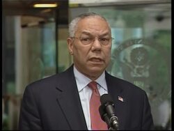 Powell meets Indian FM, comments on Gadhafi News Clip