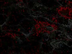COSMIC LAVA - red. expanding flow to the corners (loop) Stock Footage