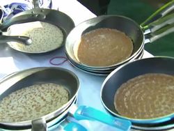 Pancakes In Frying Pans News Clip