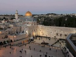 Jewish Quarter of the Western Wall Plaza, Old City, Jerusalem, Israel, Middle East Stock Footage