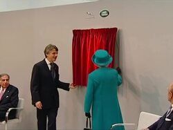 Queen opens new Jaguar Land Rover factory News Clip