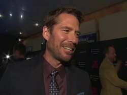 INTERVIEW - Alexis Denisof on what audiences can expect, going up against 'Man of Steel' at 'Much Ado About Nothing' Gala Screening at Apollo Piccadilly Circus on June 11, 2013 in London, England. Stock Footage