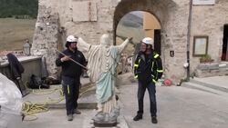 Repairing Italy's art treasures after devastating quake  Instructional Video