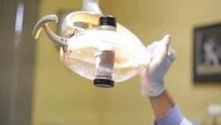 Healthcare Dental Cleansing Service at Clinic Stock Footage