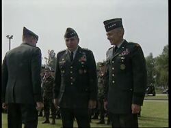 BELGIUM: NATO REACTION TO ARREST OF INDICTED BOSNIAN WAR CRIMINAL News Clip