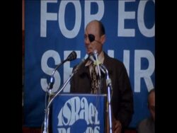 SYND 1-2-74 DAYAN SPEAKING IN TEL AVIV  ABOUT AGREEMENT WITH EGYPT AND TROOPS WITHDRAWAL FROM SUEZ News Clip