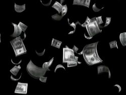 MOney Falls 3 Hd Ntsc Stock Footage