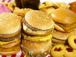 Fast food Stock Footage