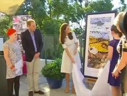 Duke and Duchess unveil hospice painting News Clip