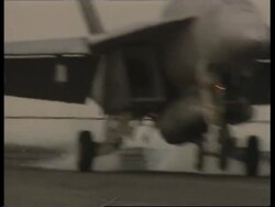 Activity on board US aircraft carrier News Clip