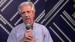 VOICED : Uruguay: Tabare apela a su experiencia News Clip