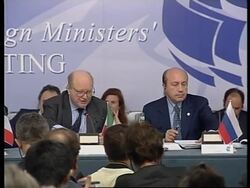 WRAP: Presser by foreign ministers at G8 summit in Rome. News Clip