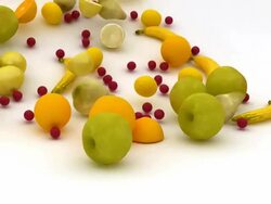 fruit fountain Stock Footage