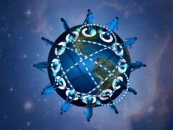 (Loop) World Communication Stock Footage