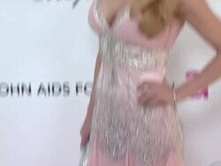 Charlotte Ross at the 19th Annual Elton John AIDS Foundation Academy Awards Viewing Party at West Hollywood CA. (Footage by WireImage Video/GettyImages) Stock Footage