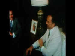 SYND 7 7 73 CHINESE ENVOY MEETS NIXON News Clip