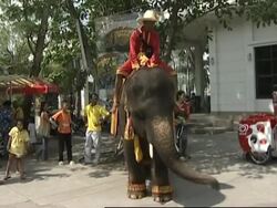 Thais celebrate New Year with traditional water fights News Clip