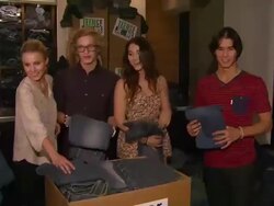 Zachary Alexander Rice, Julianne Hough, Kristin Bell ,Cody Simpson, Fivel Stewart, BooBoo Stewart at DoSomething.org And Aeropostale, Inc. Celebrate Launch Of 5th Annual Teens For Jeans at Palihouse on 1/10/12 in Los Angeles, CA. Stock Footage
