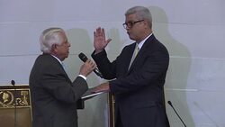 CLEAN : Venezuela's new parliament leader denounces anarchy News Clip