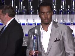 Sean 'Diddy' Combs Announces New Business Venture With Ciroc Vidka Stock Footage