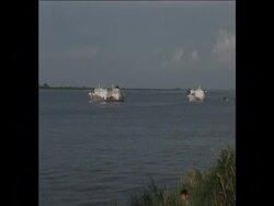 SYND 31 5 73 SUPPLY CONVOY ON MEKONG RIVER News Clip