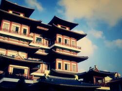 Sunrise Morning Temple Stock Footage