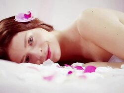 Girl relaxing Stock Footage