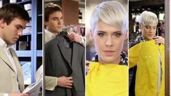 Clothing Store. Video Wall. Stock Footage