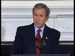 US president on Iraqi disarmament News Clip