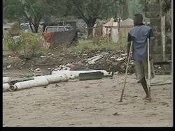 CONGO: BRAZZAVILLE: CALM AFTER VICTORY BY SASSOU-NGUESSO News Clip