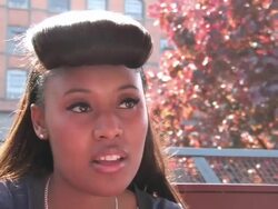 Camden Crawl: VV Brown Interview Stock Footage