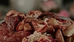 Restaurant food Stock Footage