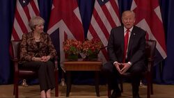 Trump Meets With UK's May on Trade, Security News Clip