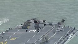 HMS Queen Elizabeth in Portsmouth Aerials News Clip