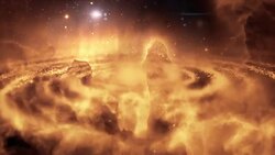 Galaxy Animated sci-fi or scientific background video. Stock Footage