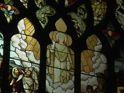 Pull Back Shot Interior Giles Cathedral Edinburgh United Kingdom Stock Footage