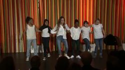 First Lady Michelle Obama used a talent show at the White House on Tuesday to promote the importance of arts education. (May 20) News Clip