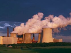 HD Coal Power Plant (Real Time) Stock Footage