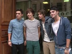 Union J; Jamie Hamblett, George Shelley, Josh Cuth Stock Footage