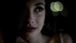 Glamorous woman leans on date at red carpet premiere and gazes into camera at awards show Stock Footage