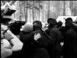 THE RED ARMY SWEEPS FORWARD: - NO SOUND News Clip